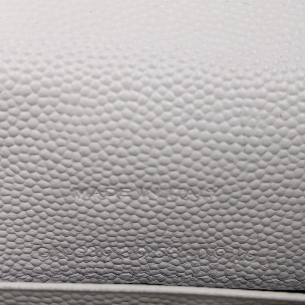 SOLD Saint Laurent Monogram White Wallet on Chain - Picture 7 of 8